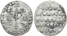 BASIL II BULGAROKTONOS with CONSTANTINE VIII (976-1025). Miliaresion. Constantinople