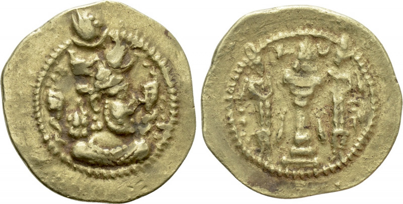 SASANIAN KINGS. Pērōz (Fīrūz) I (457/9-484). Dinar. AY ? (Airan-khvarrah-Shahpur...