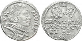 POLAND. Courland. Wilhelm Kettler (1587-1616). Trojak (1598). Mitawa