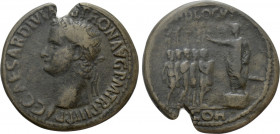 CALIGULA (37-41). Ae Medallion "Paduan"