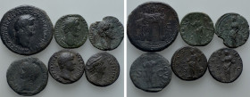 6 Roman Coins; Nero etc