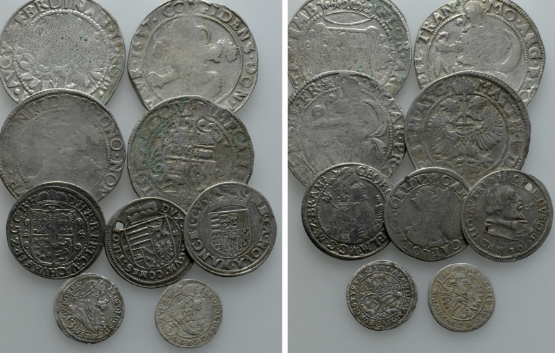 9 Modern Coins. 

Obv: .
Rev: .

. 

Condition: See picture.

Weight: g...