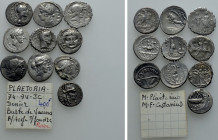 10 Roman Republican Denarii
