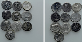 10 Roman Republican Denarii