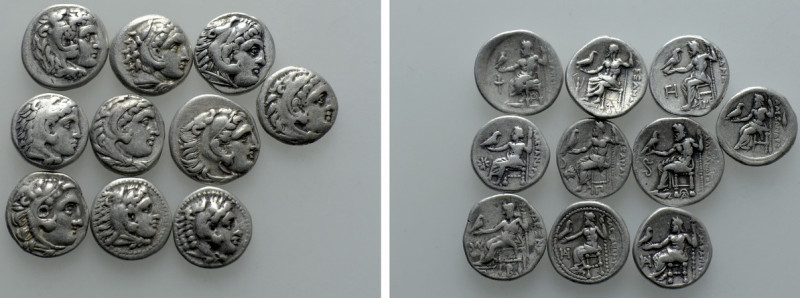 10 Drachms of Alexander the Great. 

Obv: .
Rev: .

. 

Condition: See pi...