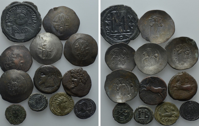 12 Ancient Coins. 

Obv: .
Rev: .

. 

Condition: See picture.

Weight:...