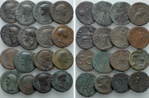 16 Roman Asses and Dupondii; Caligula, Nero etc