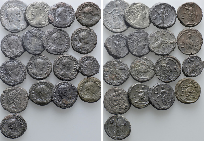 17 Roman Provincial Coins of Alexandria. 

Obv: .
Rev: .

. 

Condition: ...