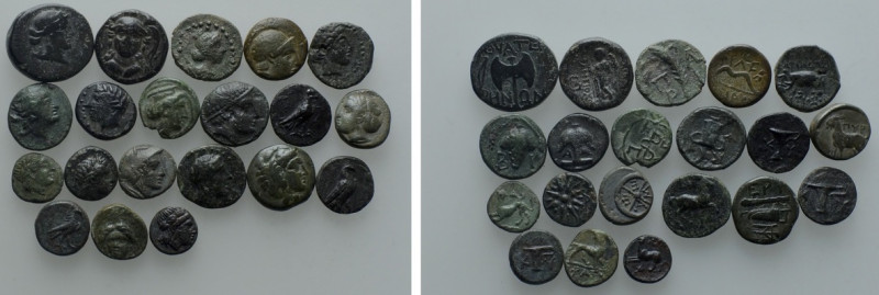 20 Greek Coins. 

Obv: .
Rev: .

. 

Condition: See picture.

Weight: g...