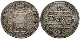 João Principe Regente, 1799-1816 960 Reis 1815 R Rio de Janeiro 40.6 mm. Silber / Silver 0.896. Brasilien Portugiesische Kolonie. König Johann VI. Vs....