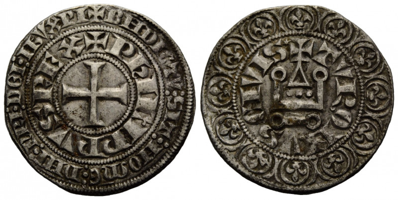 Königreich und Republik
Philipp IV. le Bel, 1285-1314 Tournose ohne Jahr/ ND. 2...