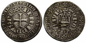 Königreich und Republik
Philipp IV. le Bel, 1285-1314 Tournose ohne Jahr/ ND. 25.7 mm. Silber / Silver. Philipp IV der Schöne / Philip the Fair. Vs./...