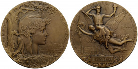 Medaillen
 Bronzemedaille / Bronze medal 1900 63.6 mm. Exposition Universelle Internationale / Weltausstellung / World Exhibition Paris. Stempel von ...