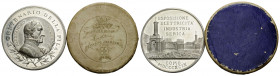 Como
 Weissmetallmedaille / White metal medal 1899 44.1 mm. Esposizione Elettricità Industria Serica, Ausstellung zur Hundertjahrfeier der Erfindung ...