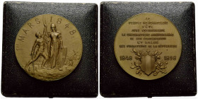 Neuenburg / Neuchâtel
 Bronzemedaille / Bronze medal 1898 48.2 mm. 50-Jahrfeier der Ausrufung der Republik / 50th anniversary of the proclamation of ...