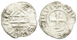 Waadt/Vaud Lausanne, Bistum
 Denier o.J. / ND. (11-13Jh./century) Anonyme Prägung / Anonymous coinage 18.0 mm. Silber / Silver. SEDES LAVSANE, Tempel...