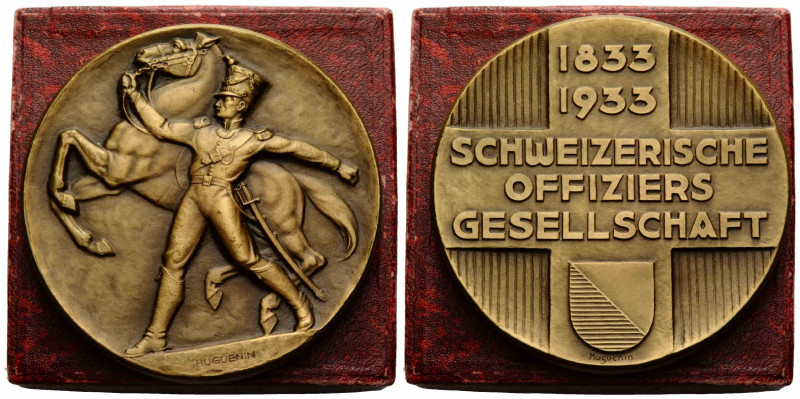 Zürich
 Bronzemedaille / Bronze medal 1933 61.6 mm. Auf die 100 Jahrfeier der S...