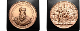 Zürich
 Kupfermedaille / Copper medal 1989 70.0 mm. zum Gedenken an die Hinrichtung von Bürgermeister Hans Waldmann. In commemoration of the executio...