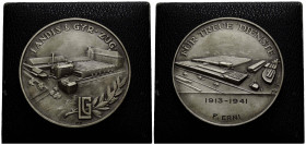 Medaillen / Medals
 Silbermedaille / Silver Medal 59.7 mm. Ag 0.925. Stempel von / by Huguenin. In Originaletui / with original box. 97.80 g. Selten ...