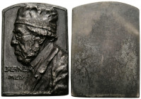 Medaillen / Medals
 versilberte Bronzeplakette / Bronze plaque silver plated 51.3 mm. J. Lanz Med. (Arzt, Medizin) Stempel von / by Hubachere. 134.70...