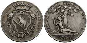 Medaillen / Medals
 Silbermedaille / Silver Medal 1723 Mzz. LL.EE., Bern. 53.0 mm. BERN. Silber / Silver. Belohnungsmedaille auf das loyale Verhalten...