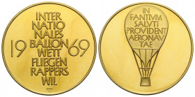 Medaillen / Medals
 Goldmedaille / Gold medal 1969 37.0 mm. Gold 0.900 Internationales Ballon Wettfliegen Rapperswil. / International balloon race in...