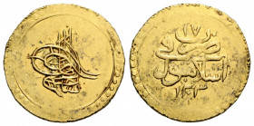 Selim III. 1789-1807 1 Altin AH 1203/17 19.8 mm. Gold. Vs. Name innerhalb des Kreises. Rs. Münzstätte, Jahr und Nominal. Obv. Toughra within circle. R...