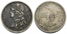 1/4 Dollar 1835 24.2 mm. Silber / Silver 25 C. 6.80 g. Sehr schön / Very fine.