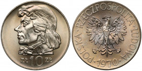 10 złotych 1970 Kościuszko - znakomita sztuka