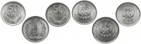 50 groszy i 1 złoty 1971-1972 (3szt)