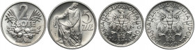 2 złote 1970 i Rybak 5 złotych 1960 (2szt)