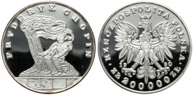 DUŻY Tryptyk 200.000 złotych 1990 Chopin