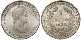 1 złoty polski 1830 F.H. - piękna