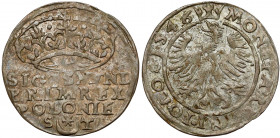 Zygmunt I Stary, Grosz Kraków 1546 ST - masywna korona