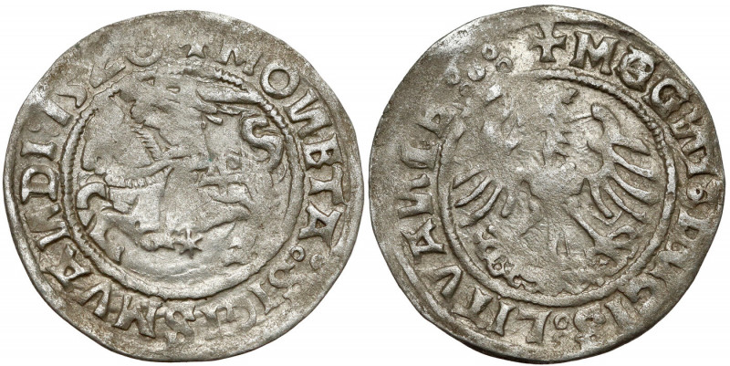 Zygmunt I Stary, Półgrosz Wilno 1520 - SIGISMVANDI i inne BŁĘDY Bardzo ciekawy e...