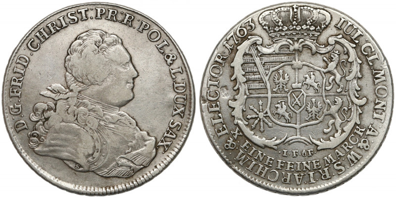 Fryderyk Chrystian, Talar 1763 IFóF, Lipsk Talar królewicza Polski, syna Augusta...