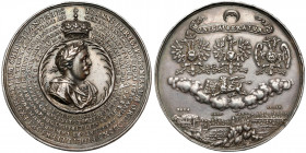 Jan III Sobieski, Medal Święta Liga 1684 (Höhn) - b.ładny