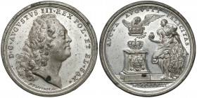 August III Sas, Medal wyboru na króla Polski 1733 r.