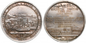 August III Sas, Medal 100-lecie pokoju oliwskiego 1760 r. - z pudełkiem