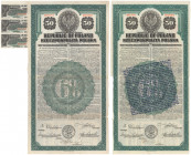 Obligacja 6% Pożyczki Dolarowej z 1920r. 50 dolarów (2szt)