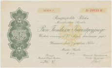 Bon Funduszu Inwestycyjnego, SERJA I, 25 zł 1933