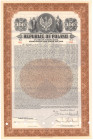 3% Founding Bon Pożyczki Stabilizacyjnej 100 dolarów 1937