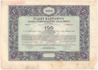 BGK, List zastawny 100 zł 1928