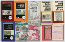 Archiwalne katalogi banknotów - Kowalski, Kurpiewski, Parchimowicz (9szt)