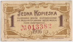 Częstochowa, 1 kopiejka 1916