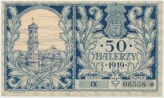 Lwów, 50 halerzy 1919 Ser.IX