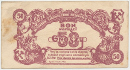 Bytomskie Zjednoczenie Przemysłu Węglowego, bon na 50 groszy 1945