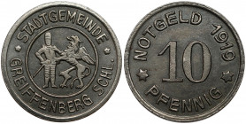 Greiffensber Schl. (Gryfów Śląski), 10 fenigów 1919