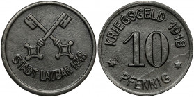 Lauban (Lubań), 10 fenigów 1918