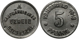 Oels (Oleśnica), Stowarzyszenie Handlowe, 5 fenigów 1918